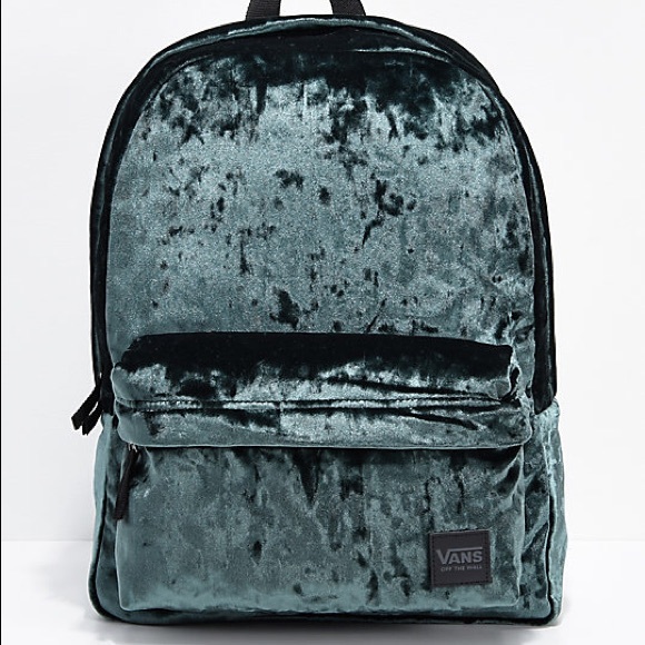 vans velvet backpack